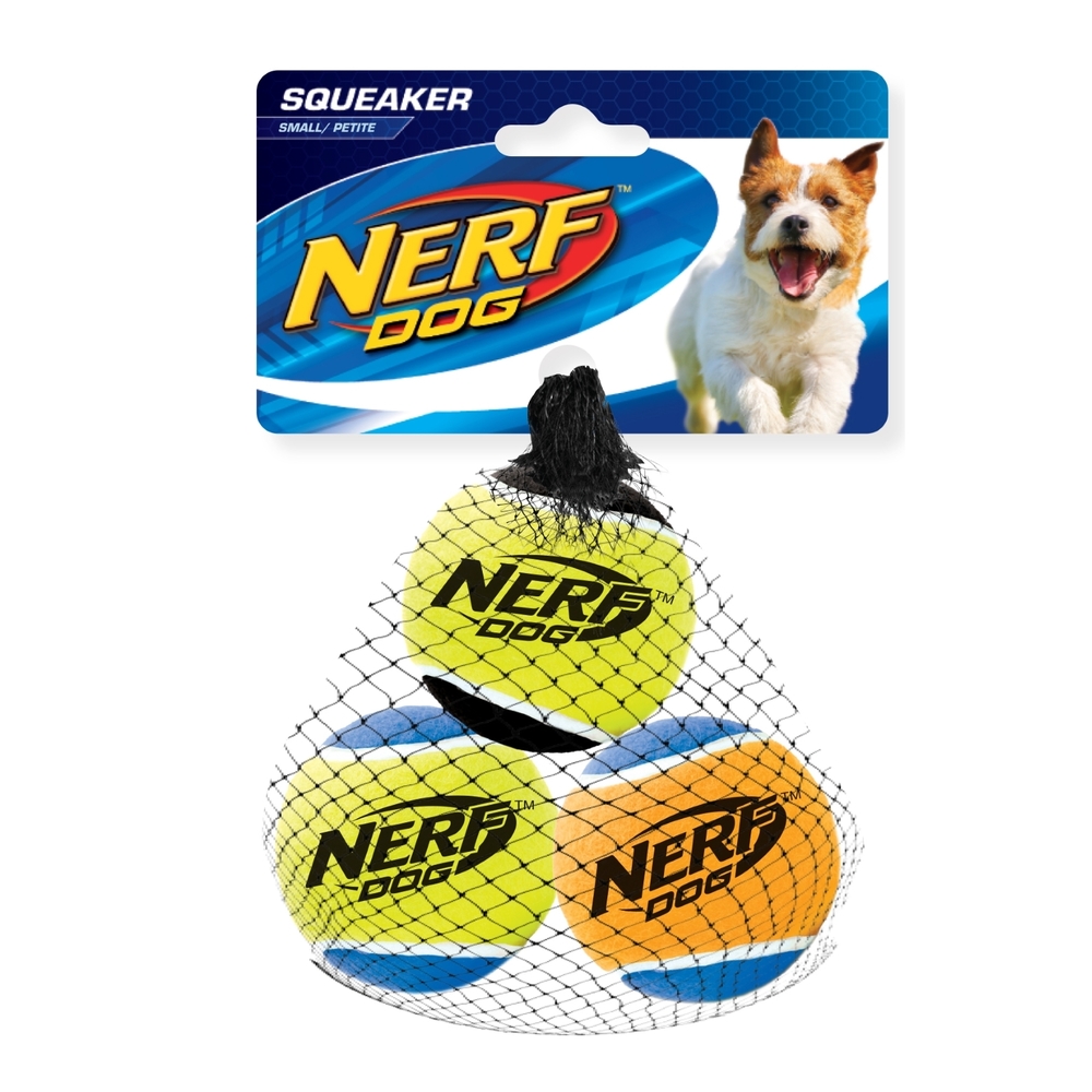 NERF Dog Tennisbälle mit Quietscher Bild 2