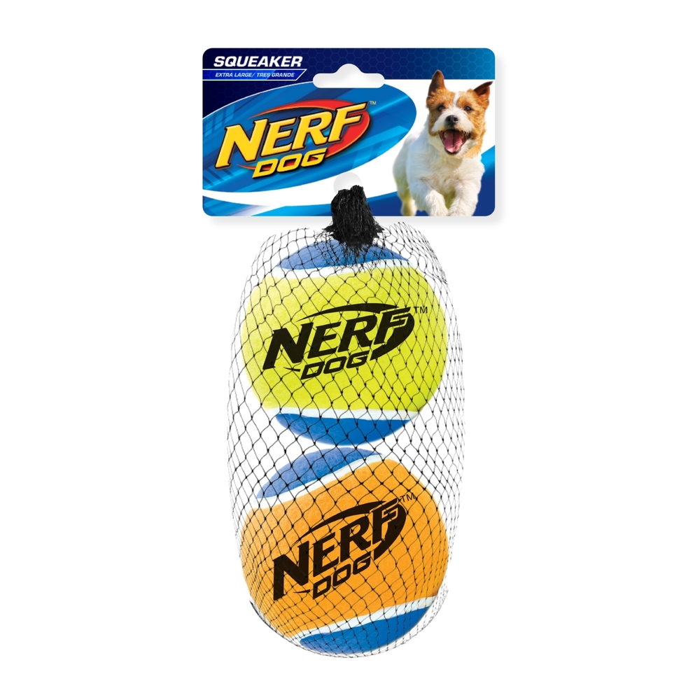 NERF Dog Tennisbälle mit Quietscher Bild 4