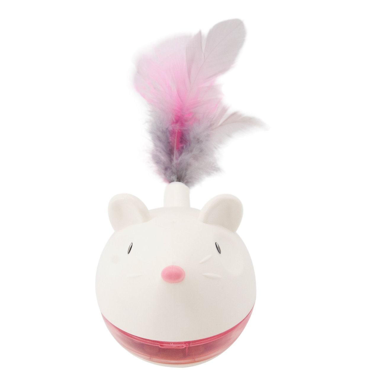 Snackspielzeug Maus mit Federn Bild 1