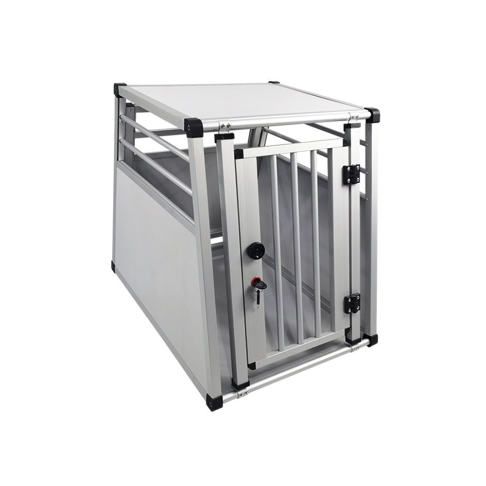 Aluminium Autotransportbox mit Notausstieg, 53 x 75 x 65 cm Aluminium Autotransportbox mit Notausstieg, 53 x 75 x 65 cm