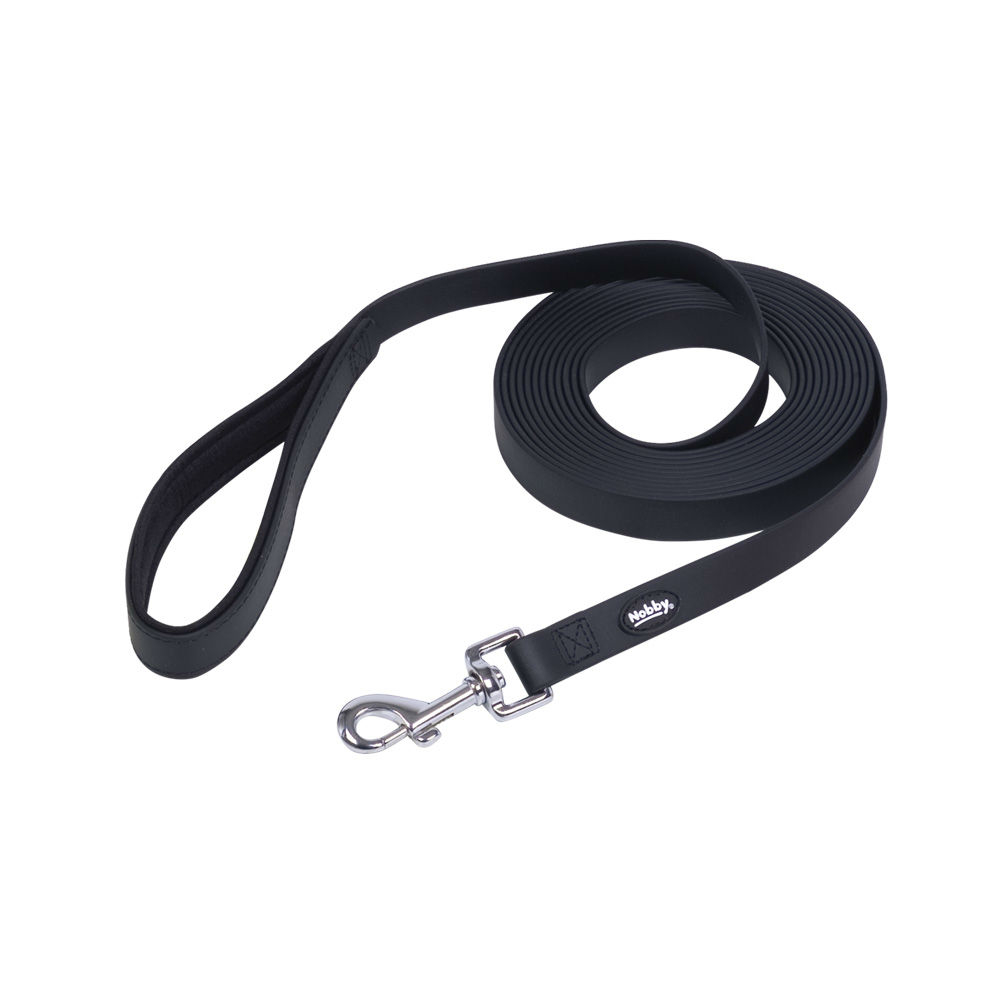 Nobby Hunde Schleppleine Cover PVC ummantelt, 15 m, B: 20 mm, schwarz Nobby Hunde Schleppleine Cover PVC ummantelt, 15 m, B: 20 mm, schwarz