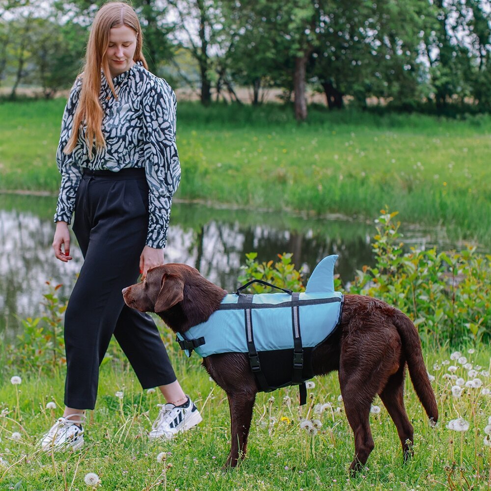 Hunde Schwimmweste Sharki mit Haifischflossen Bild 8