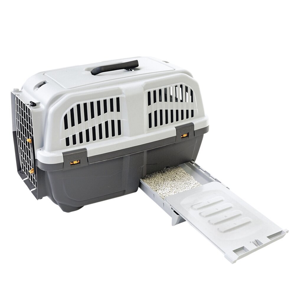 Katzen Transportbox mit integrierter Katzentoilette Bild 5