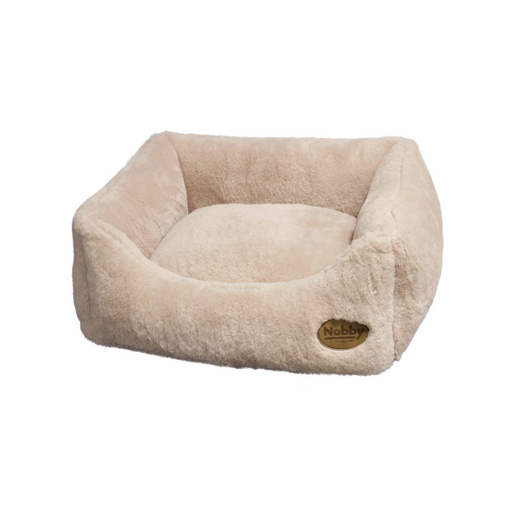 Komfort Hundebett Plüsch eckig Mila Bild 3