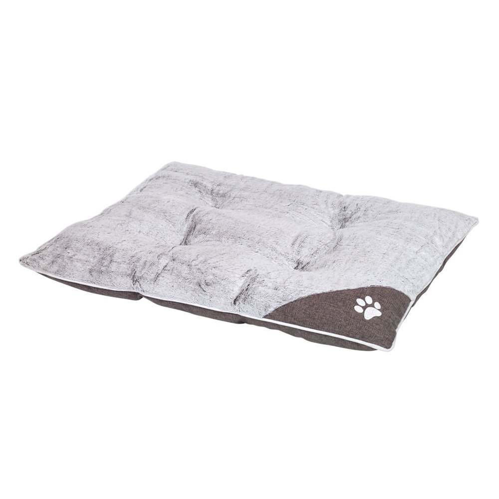 Wendekissen eckig Classic Sama, 100x85x12 cm, hellgrau/braun Wendekissen eckig Classic Sama, 100x85x12 cm, hellgrau/braun