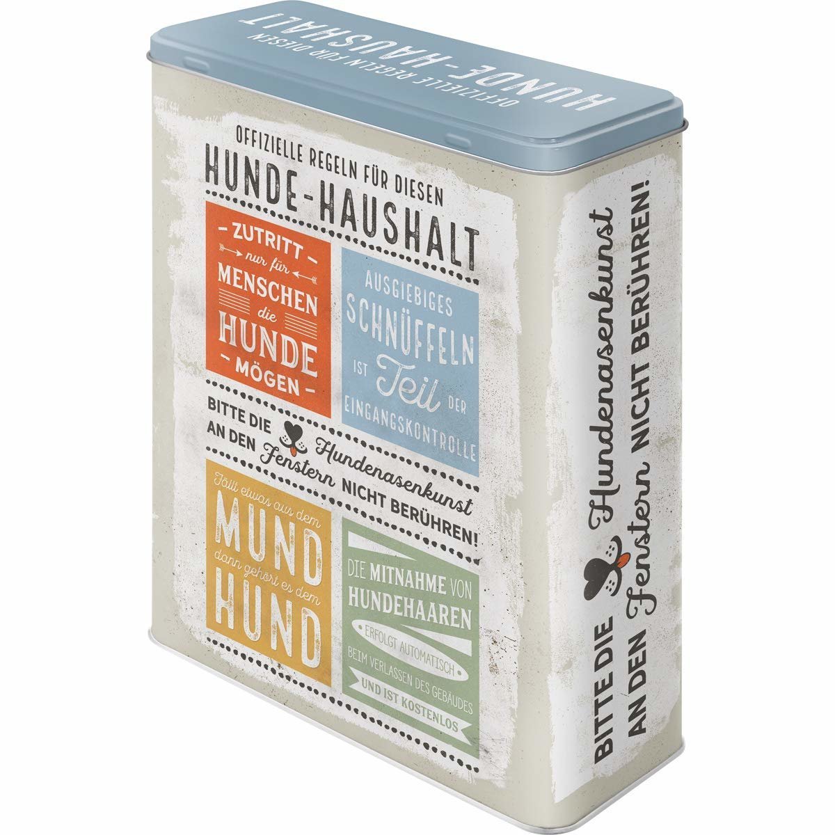Nostalgic-Art Hunde-Haushalt Regeln, Vorratsdose Bild 1