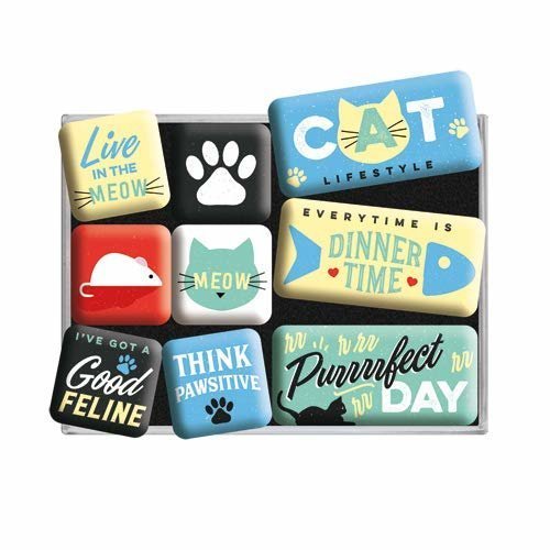 Nostalgic-Art Magnet Set Cat Lifestyle Bild 2