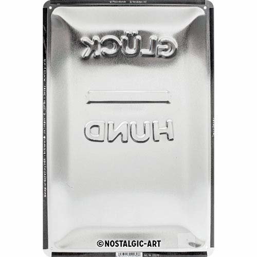 Nostalgic-Art Glück anfassen, Blechschild Bild 2