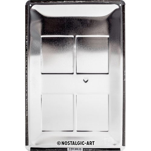 Nostalgic-Art Hunde-Haushalt Regeln, Blechschild Bild 3