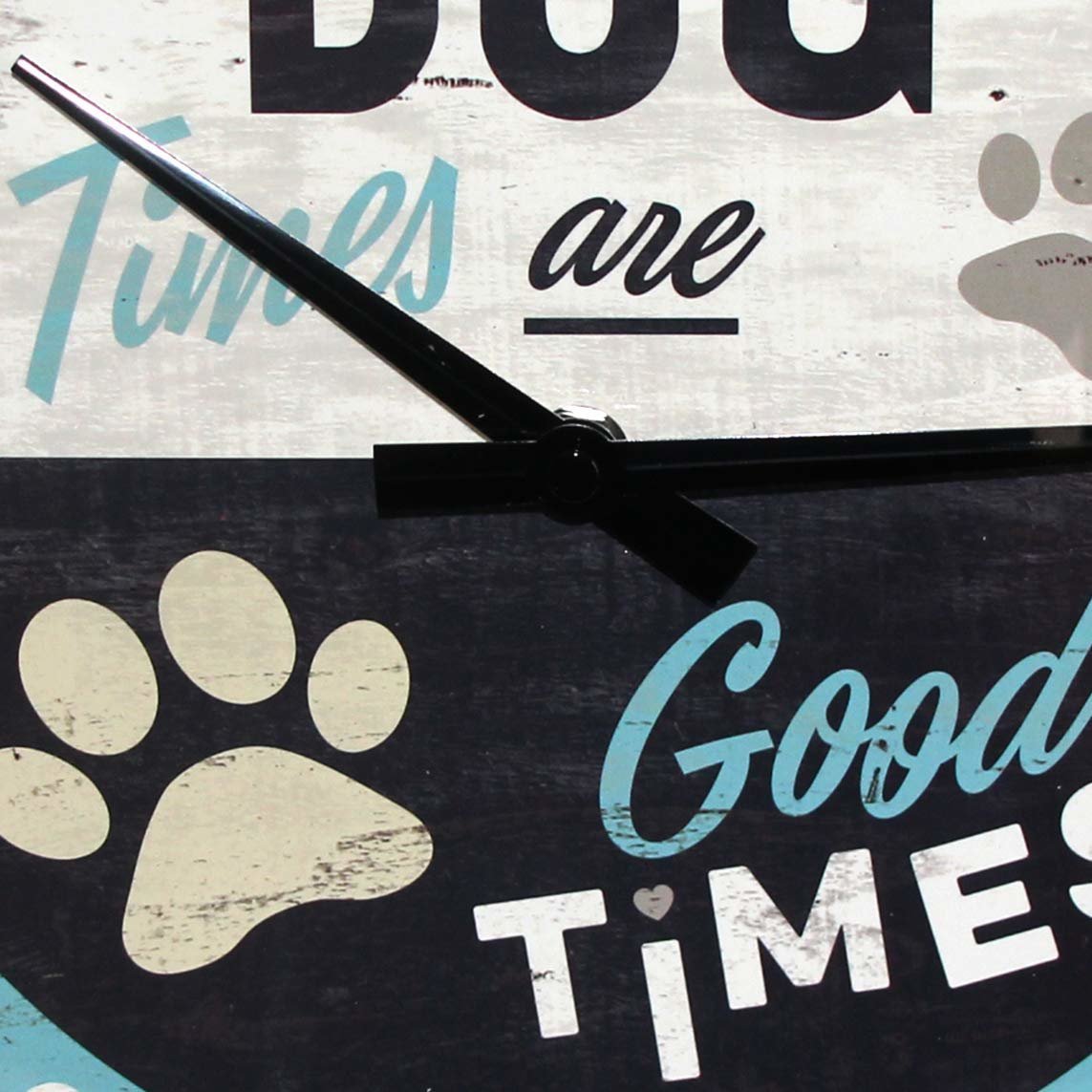 Nostalgic-Art Wanduhr Dog Times Bild 4