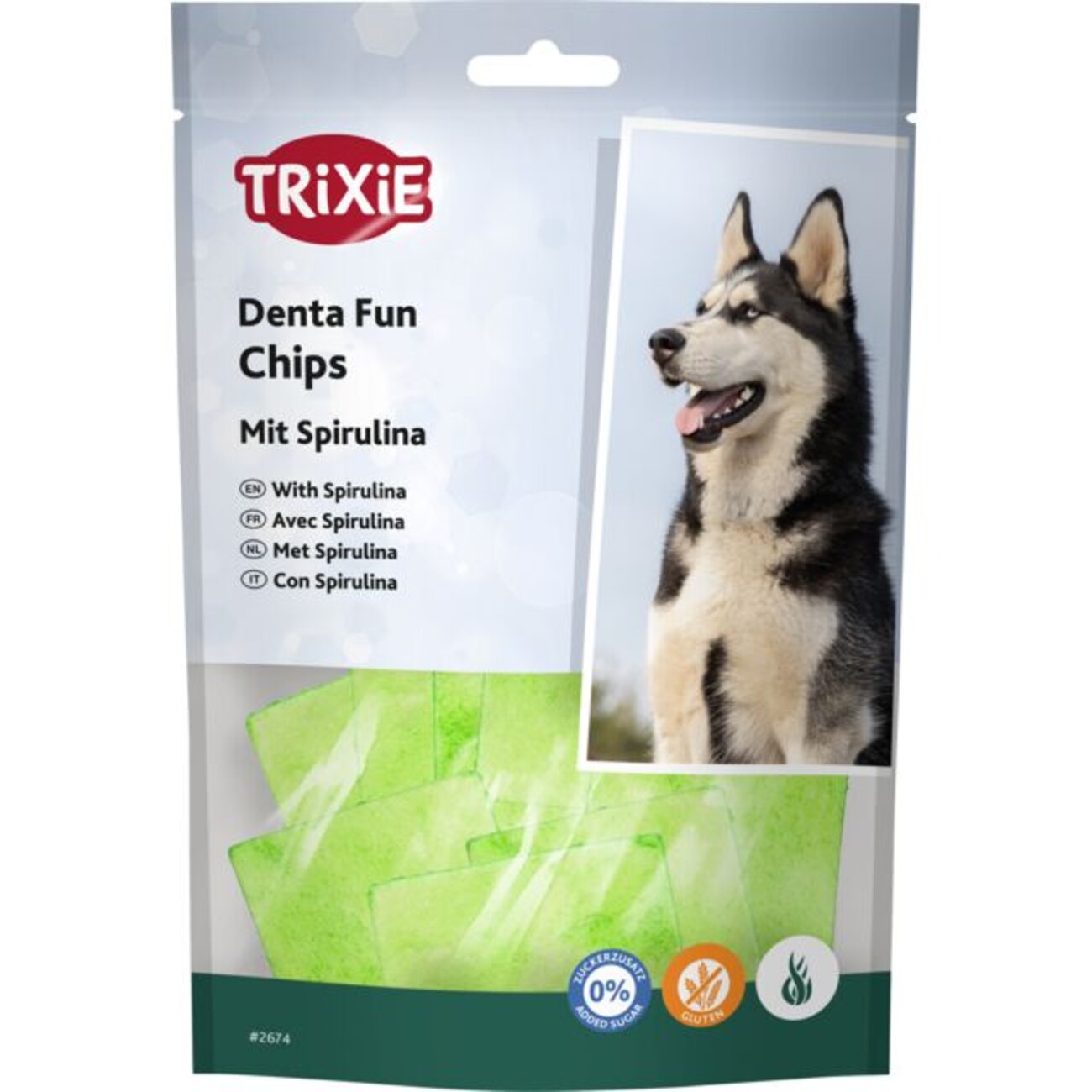 Kauchips mit Spirulina Algen für Hunde Bild 1