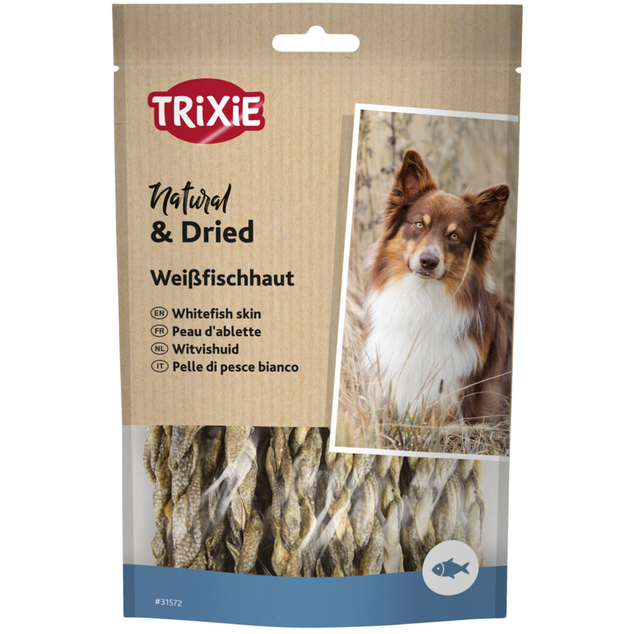 Weißfischhaut für Hunde Twisters Bild 1