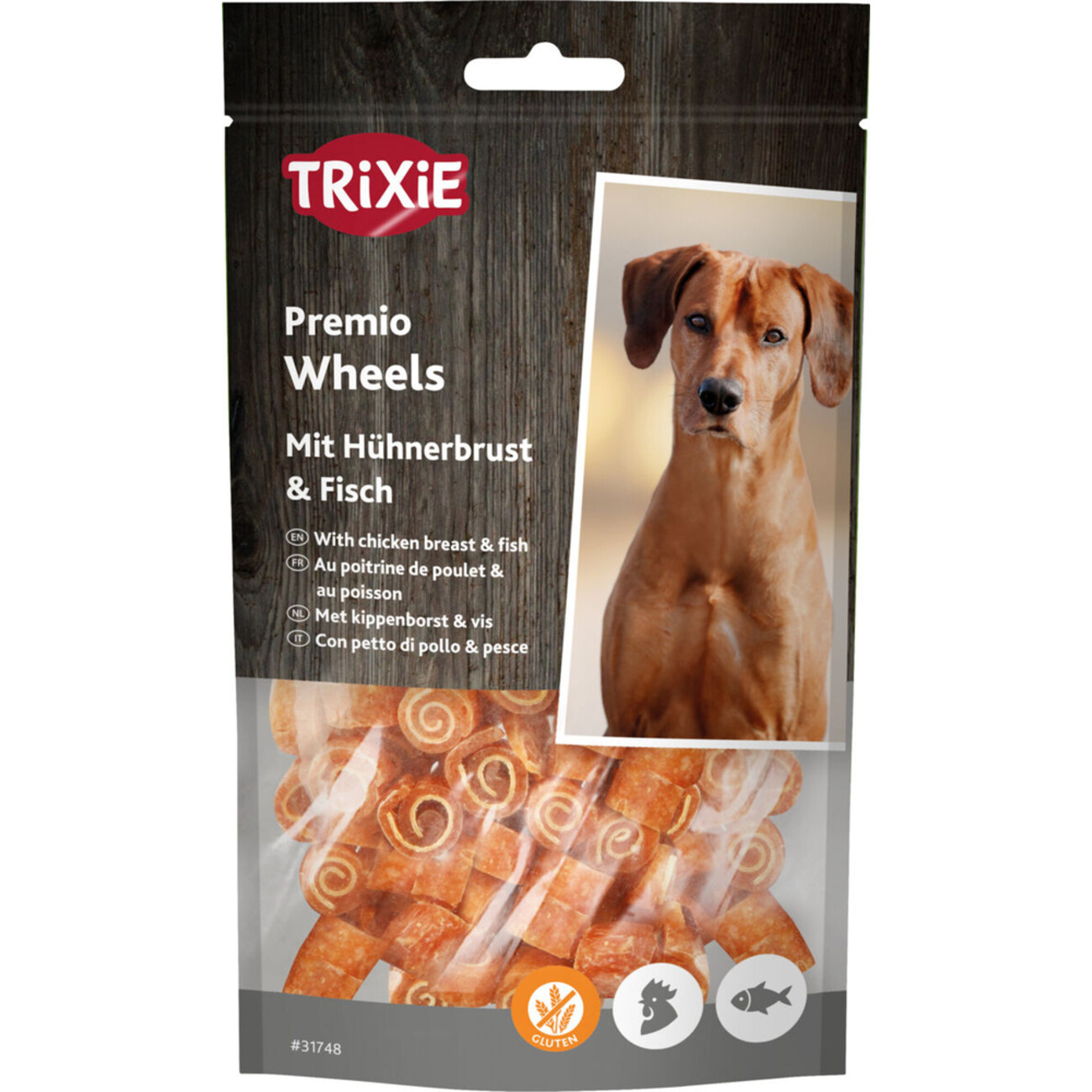 Trixie PREMIO Fish Chicken Wheels Hundesnack Bild 1