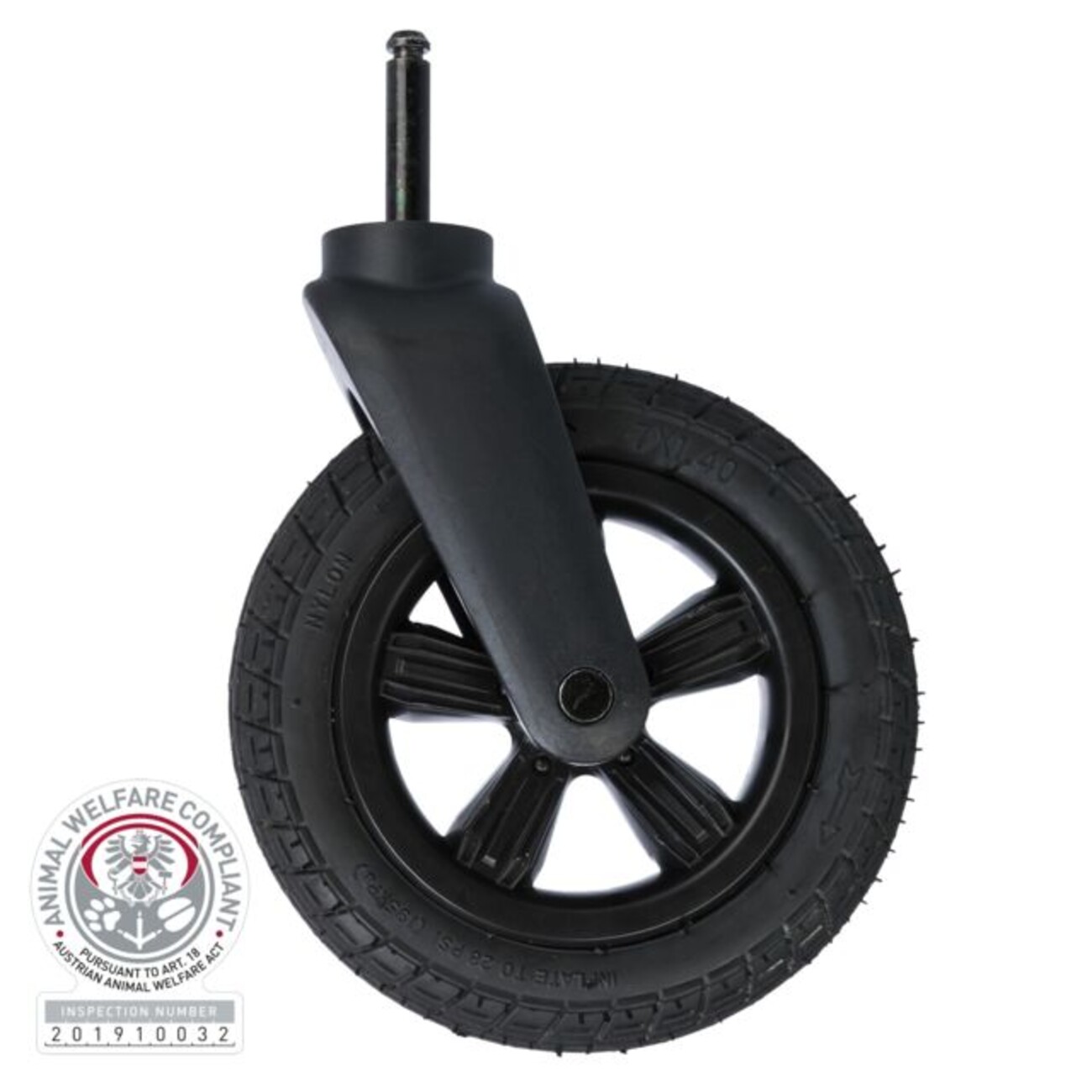 Frontrad Umsatzbau vom Fahrradanhänger zum Hundebuggy Bild 1