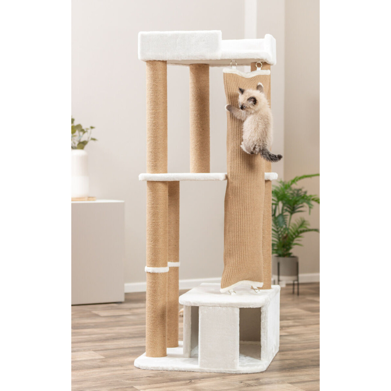 Kratzbaum Active, weiß Bild 2