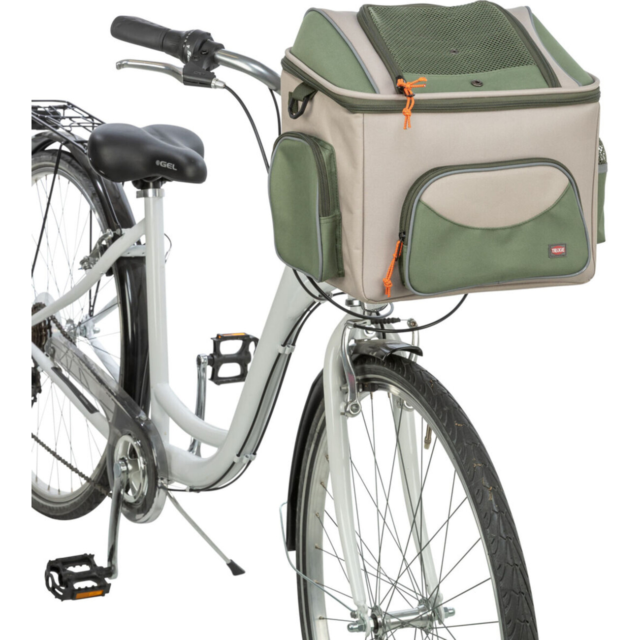 TRIXIE Front-Fahrradkorb – Sicherer & Komfortabler Transport für Hunde & Katzen Bild 2