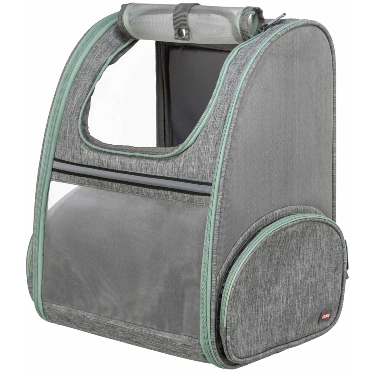 Hunde Rucksack Chloe in hellgrau Bild 1