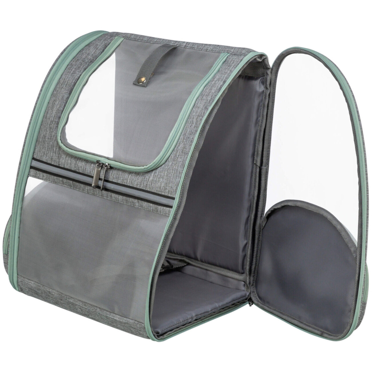 Hunde Rucksack Chloe in hellgrau Bild 4