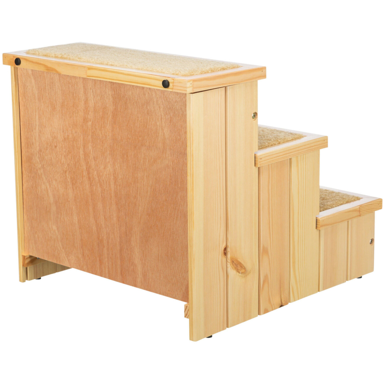 Möbel Treppe für Hunde und Katzen aus Kiefer mit Staurraum Bild 4