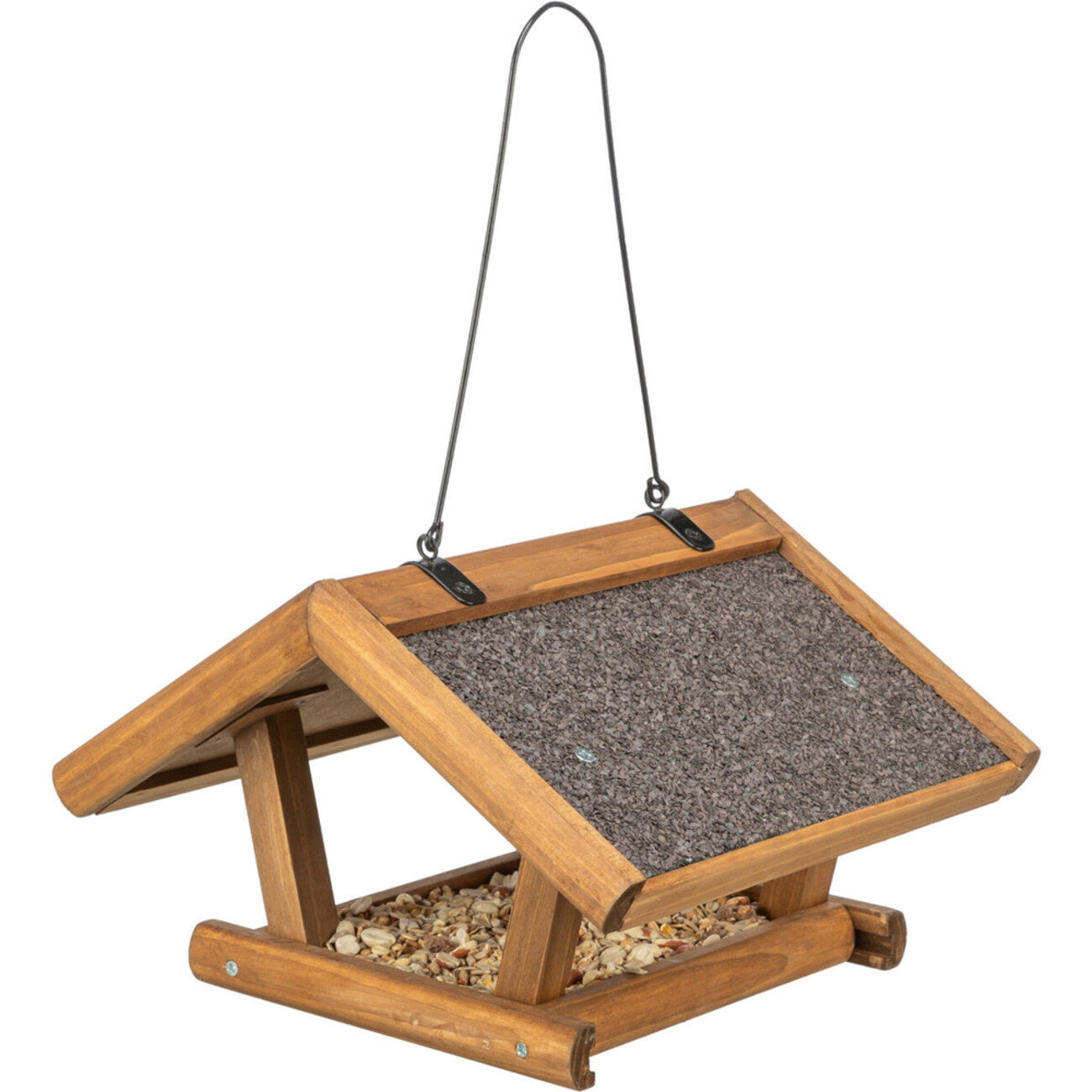 natura Futterhaus zum Aufhängen, aus Kiefernholz Bild 1