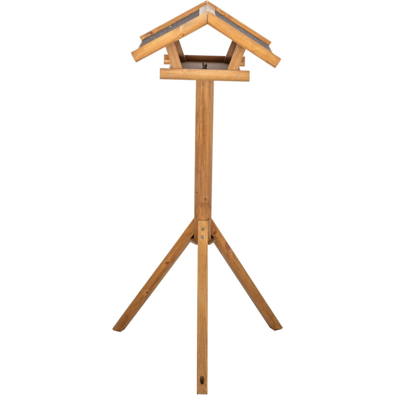 natura Futterhaus mit Ständer aus Kiefernholz Bild 2