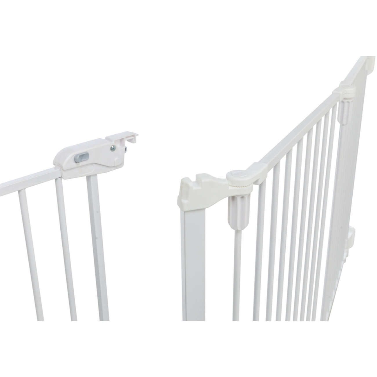 Absperrgitter, 5 Elemente, mit Tür, 62,5–300 × 76,5 cm Bild 5