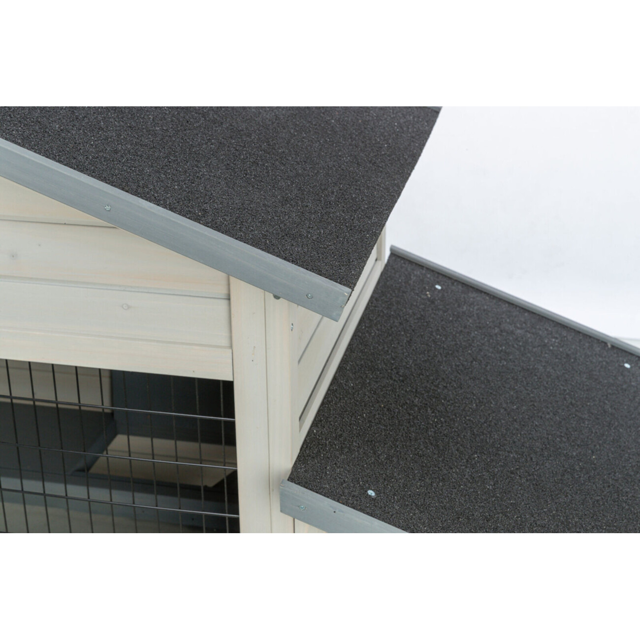 TRIXIE Kleintierstall mit Freilaufgehege grau | Dein Traumzuhause für Nager Bild 10