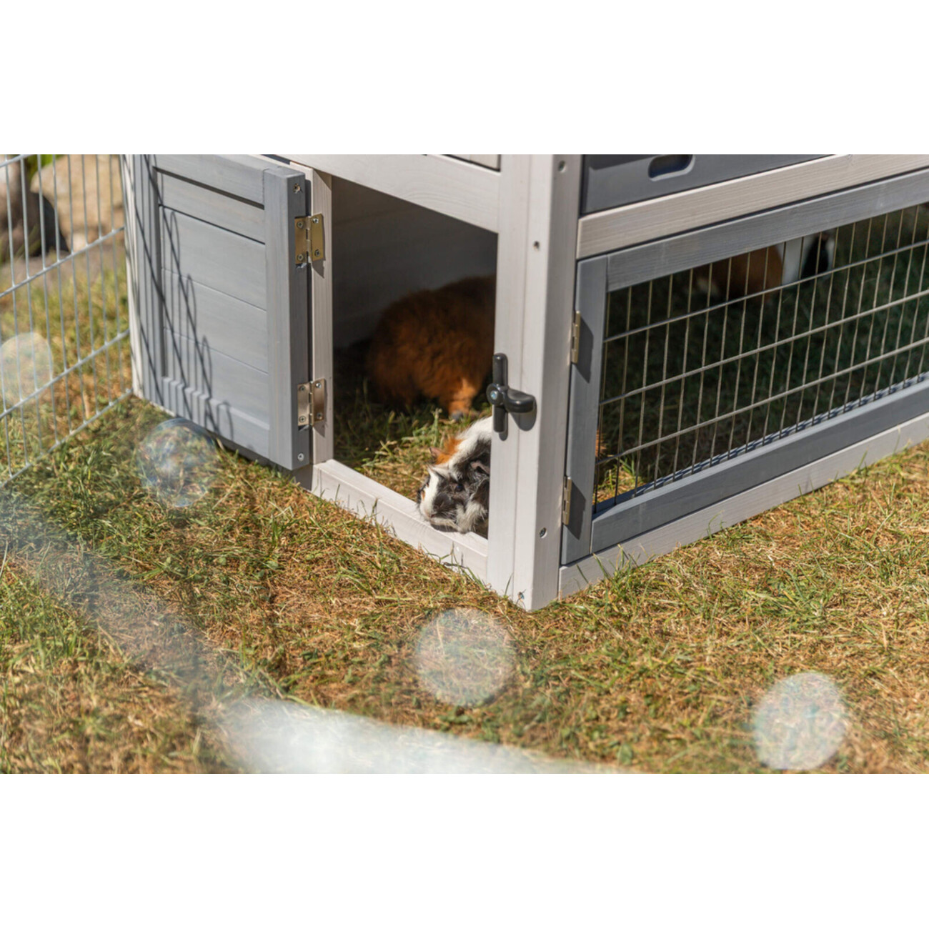 TRIXIE Kleintierstall mit Freilaufgehege grau | tiierisch.de Bild 9