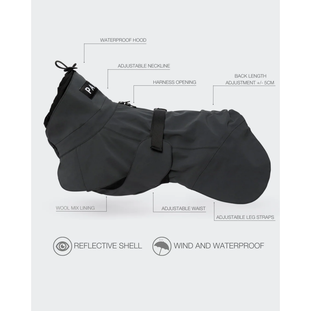 PAIKKA Visibility Hunderegenmantel Lite Bild 10