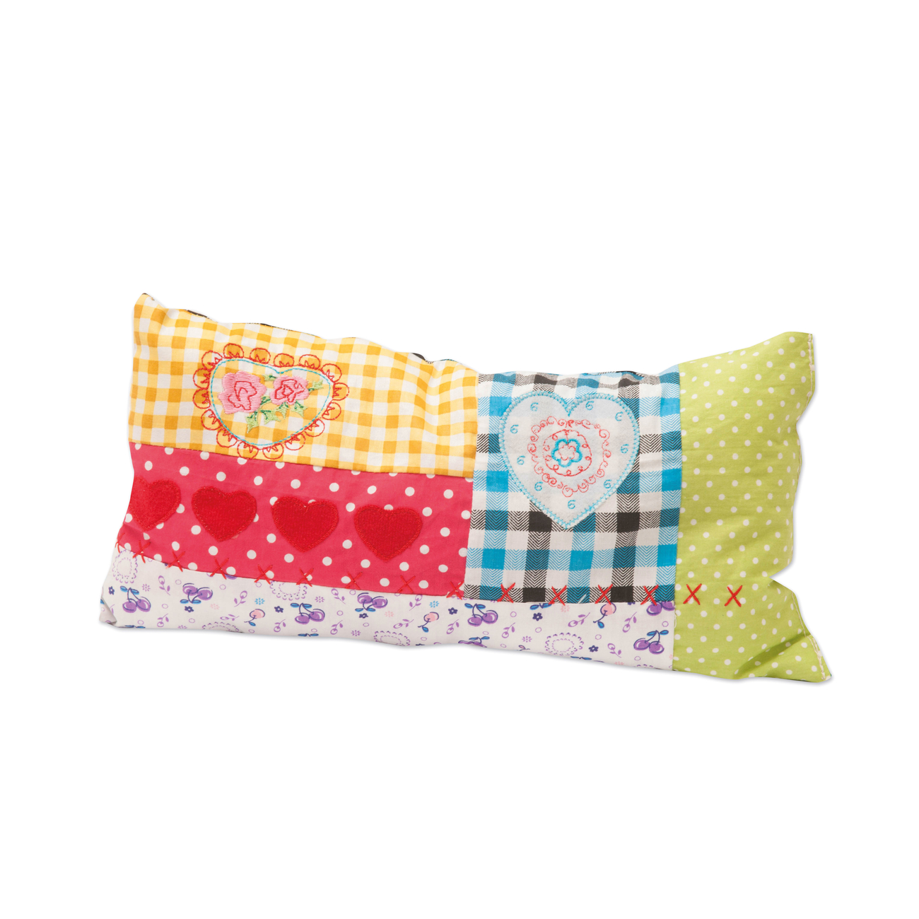 Patchwork Katzenspielkissen Bild 5