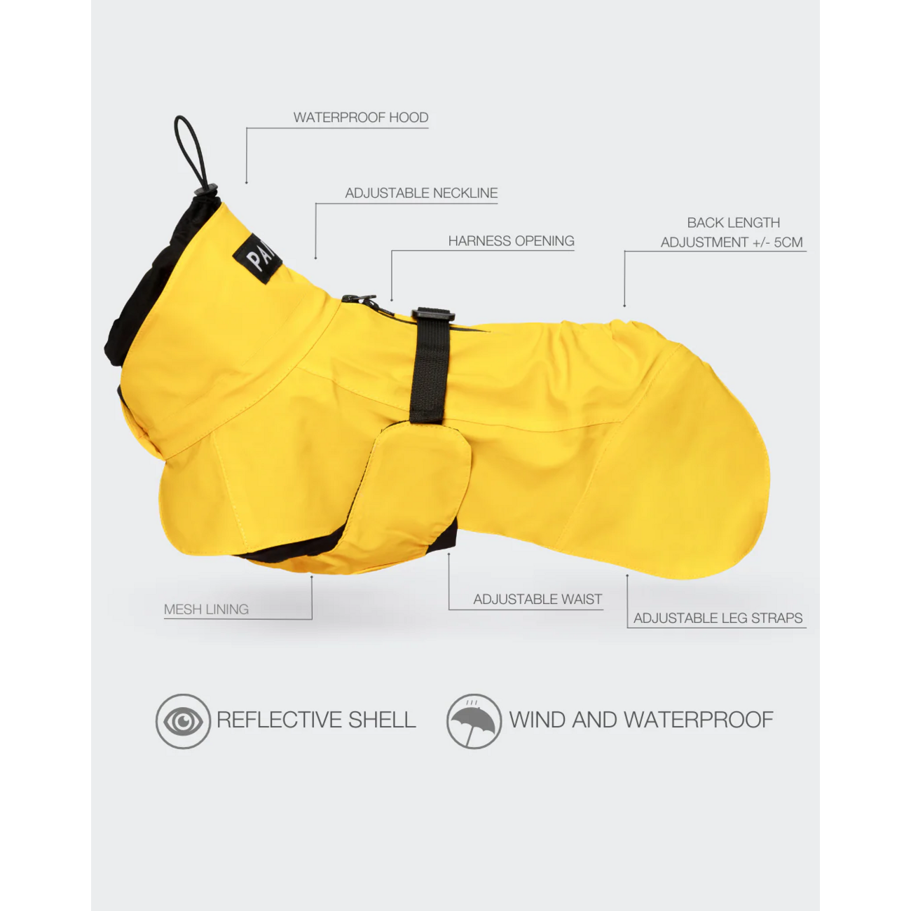 PAIKKA Visibility Hunderegenmantel Lite Bild 6