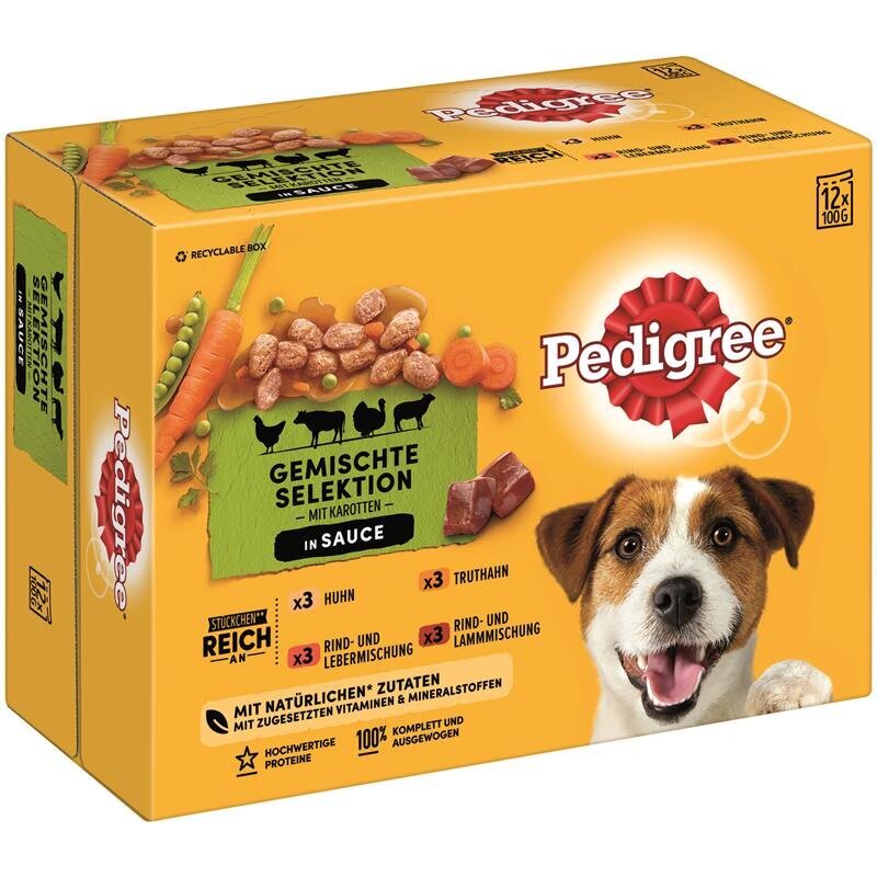 Pedigree Hundefutter Adult im Nassfutter Multipack Bild 1