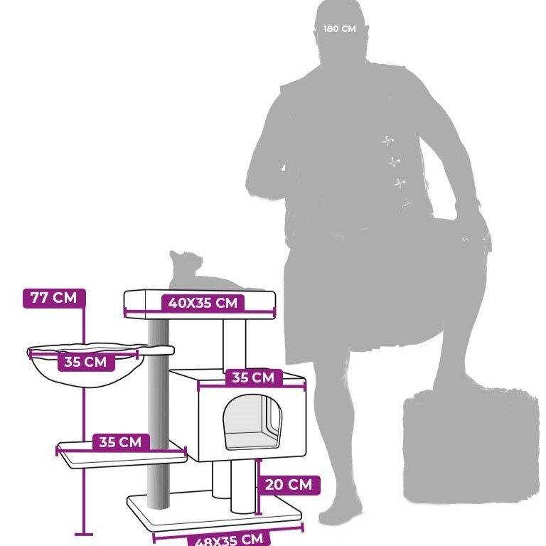 Kratzbaum Stockton 77 Bild 2