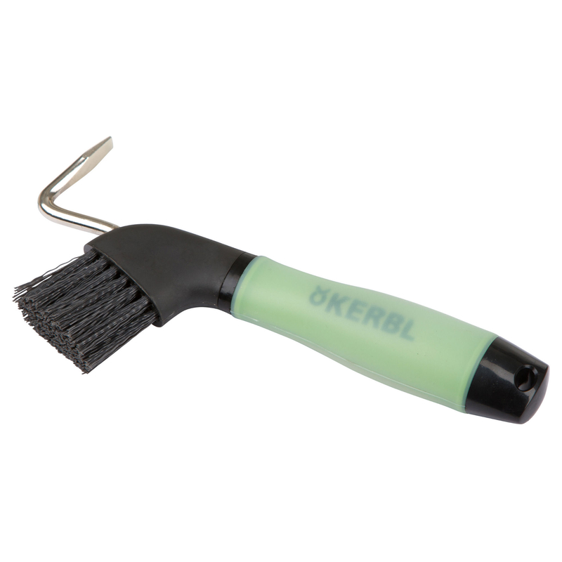 Kerbl Pferde Hufkratzer Gelgriff mit Bürste Bild 1