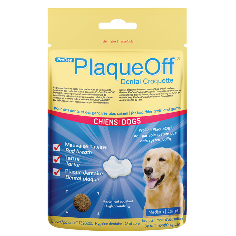 PlaqueOff Dental Croquette für Hunde Bild 1