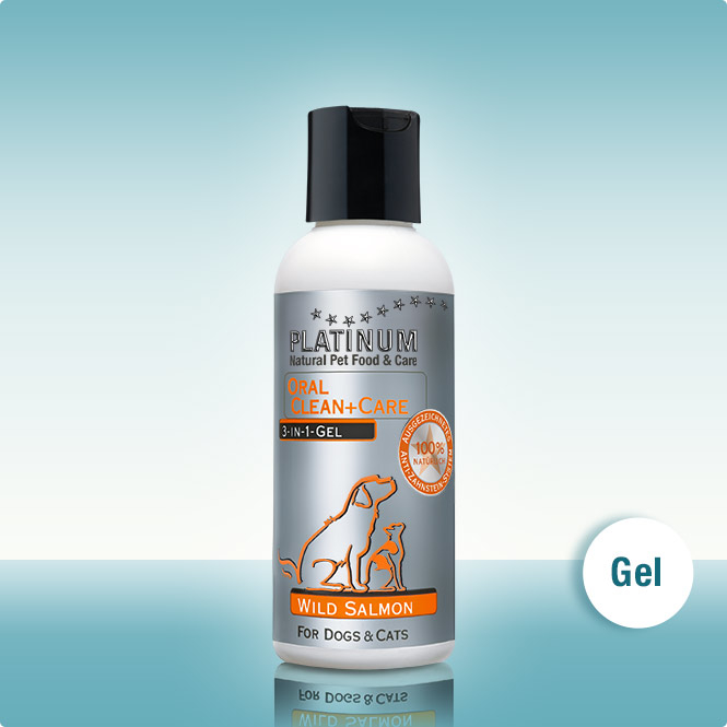 Platinum Oral Clean & Care Gel gegen Zahnstein beim Hund Bild 2