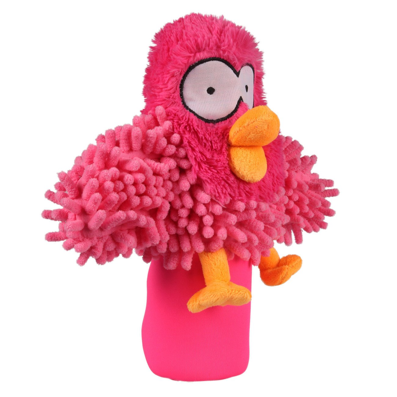 Plüsch Eule Hundespielzeug mit Kunststoffflasche Bild 3