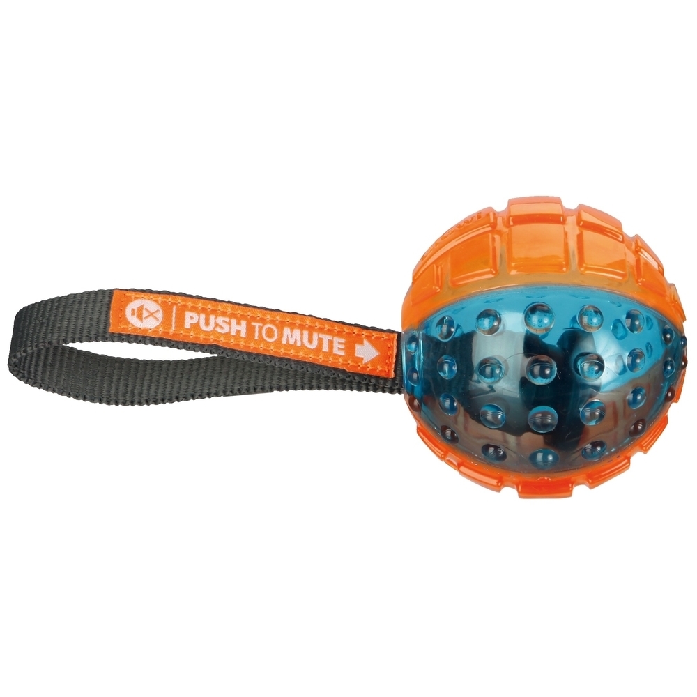 Push to mute, Hundeball mit Schlaufe Bild 2