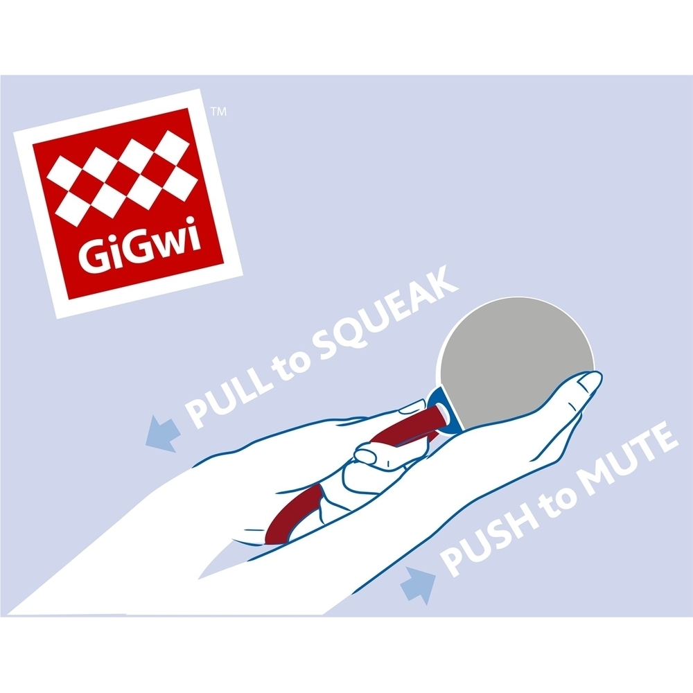 Push to mute, Hundeball mit Schlaufe Bild 3