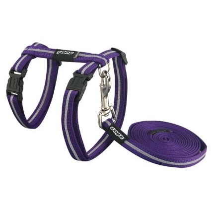 Alleycat - Katzengeschirr mit Leine, reflektierend Bild 3