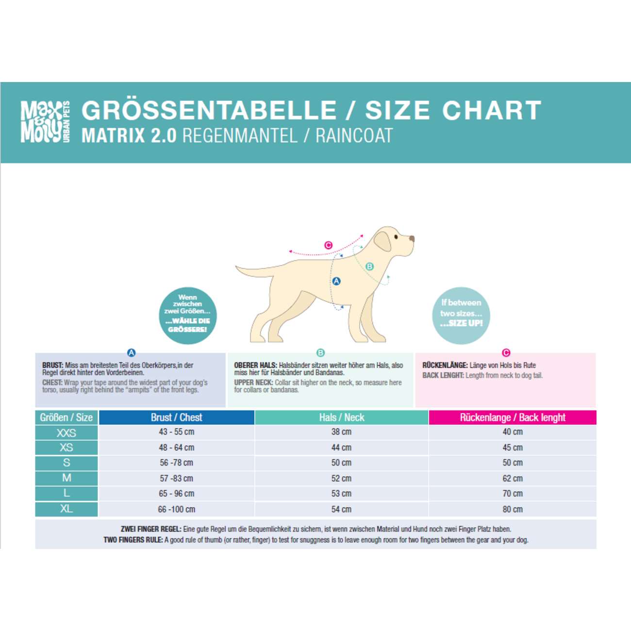 Regenmantel für Hunde Matrix 2.0 Bild 15