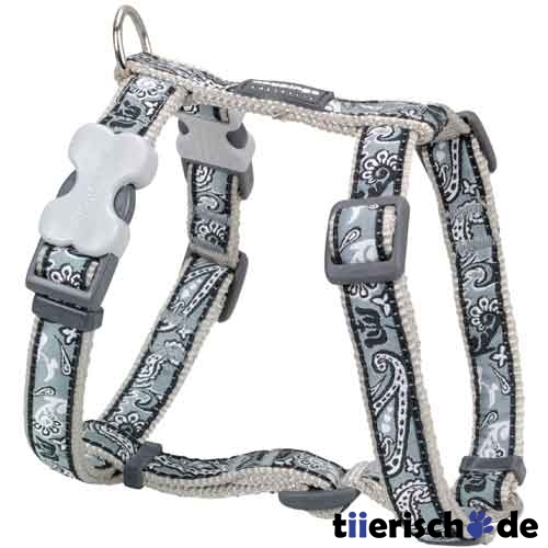 Red Dingo Geschirr Bandana Grey Bild 1