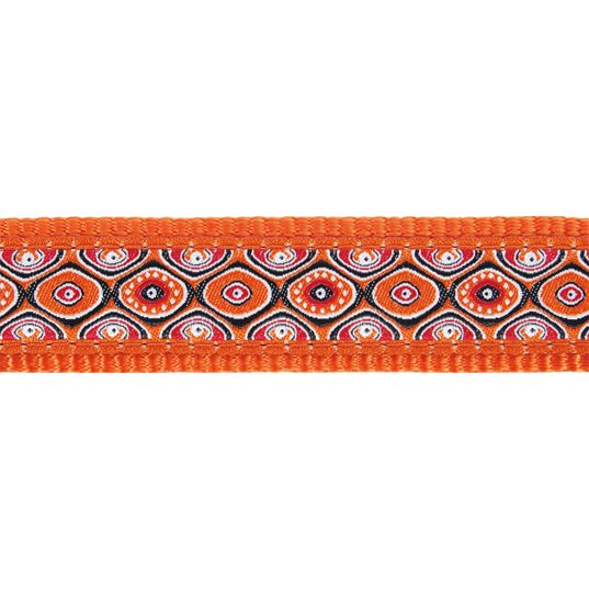 Red Dingo Halsband Design Snake Eyes Orange Bild 2