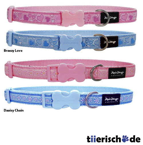 Red Dingo Welpenhalsband Full Color Puppy Bild 1