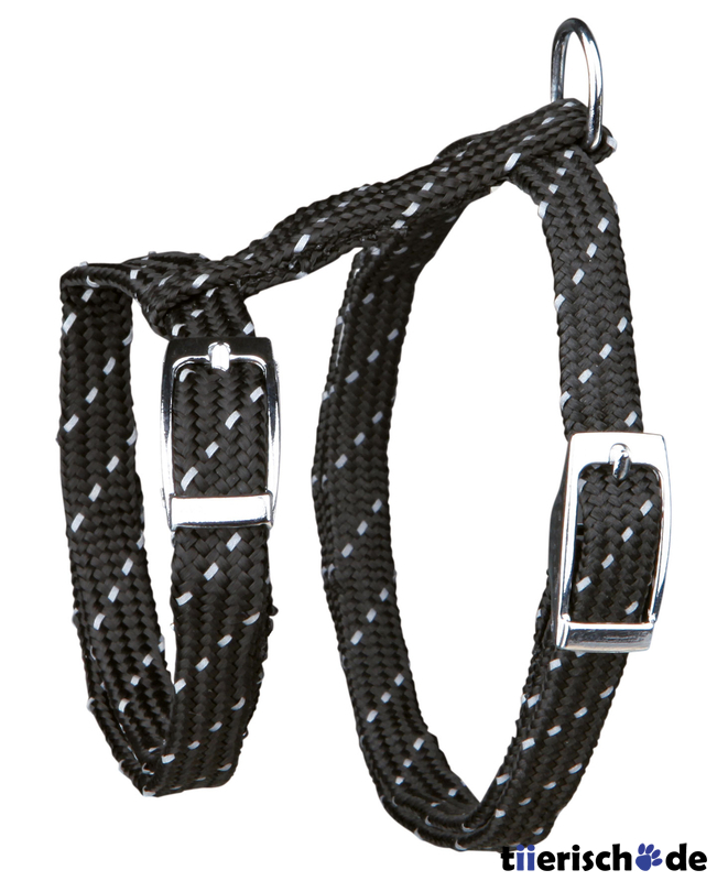 Reflektierendes Katzengeschirr mit Leine Bild 2