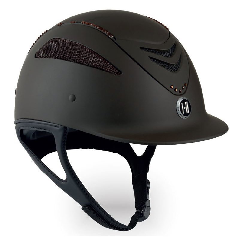 Reithelm Defender Pro Matt mit Swarovski Steinen Bild 4
