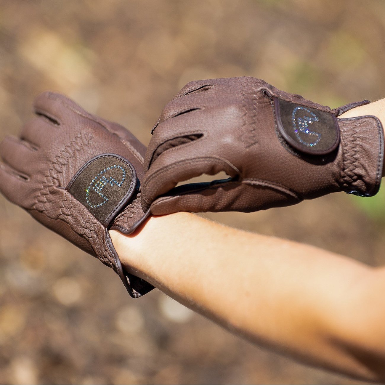 Roeckl glitzer Reithandschuh Lisboa Bild 11