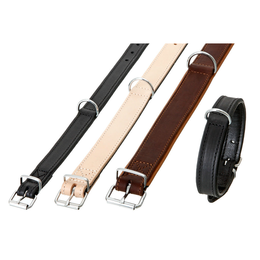 Lederhalsband Rondo für Hunde breit Bild 1
