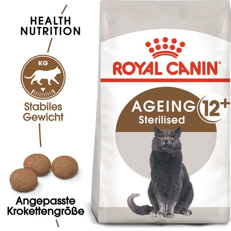 Royal Canin AGEING 12+ Sterilised Trockenfutter für ältere kastrierte Katzen Bild 2