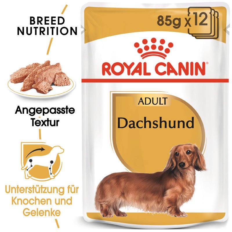 Royal Canin Dachshund Adult Hundefutter nass für Dackel Bild 2